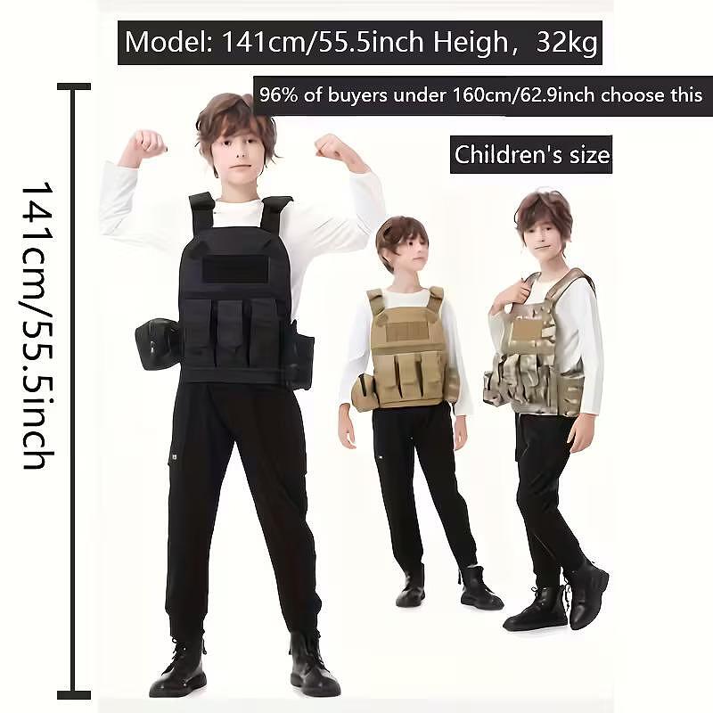 Gyermek taktikai mellény – junior méret, 160 cm-ig