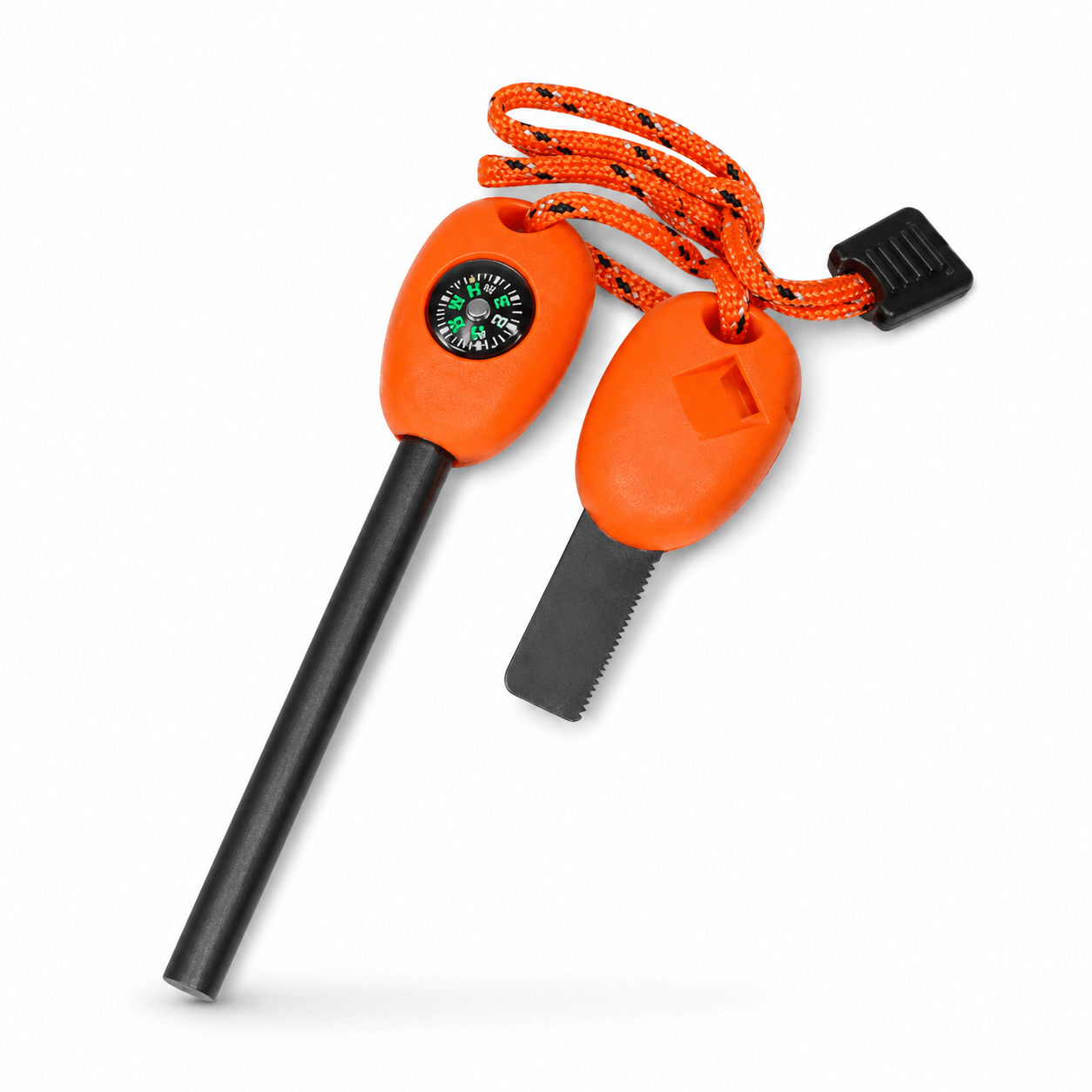 Magnézium tűzgyújtó iránytűvel és síppal | Fire Starter túléléshez