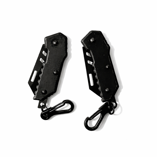 Mini összecsukható taktikai kés - fogazott