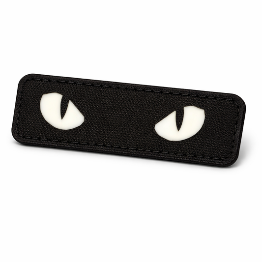 Taktikai világító jelvény, "macskaszem" patch – Glow in the Dark