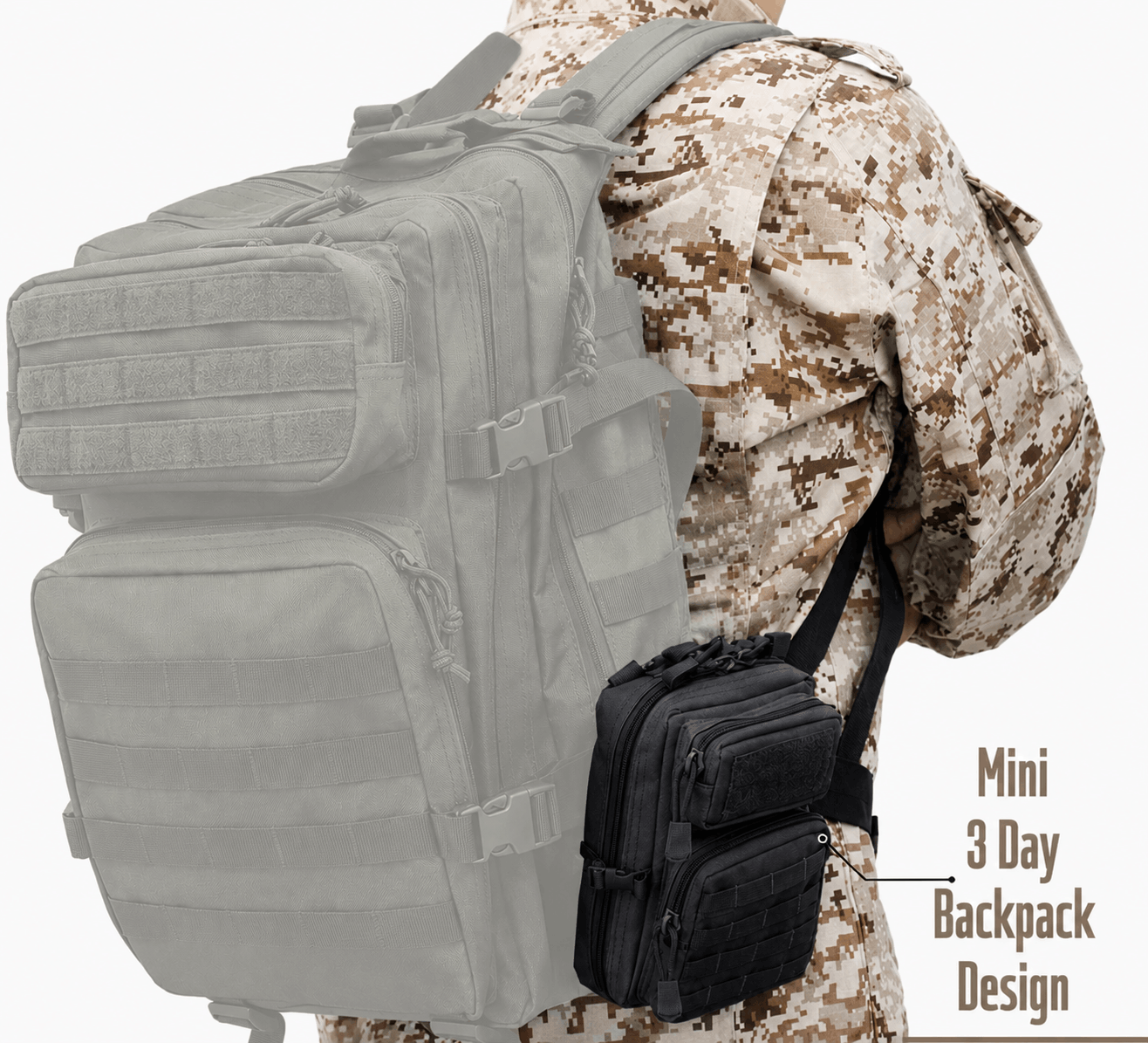 BlackAirsoft Mini Utility Pouch MOLLE taktikai moduláris táska