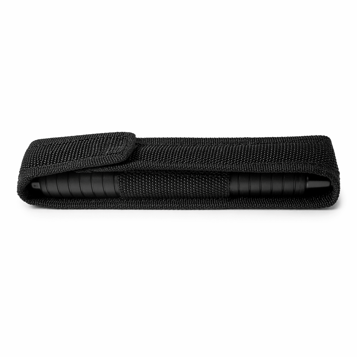 Teleszkópos acélbot, Black Airsoft POLICE, 60 cm, tokkal