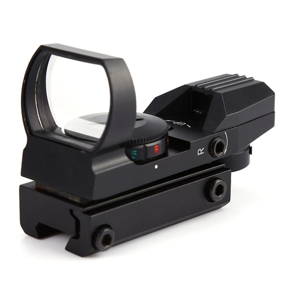 HD-101 reflex irányzék piros és zöld céltávcsővel, 4 üzemmód és állítható fényerő