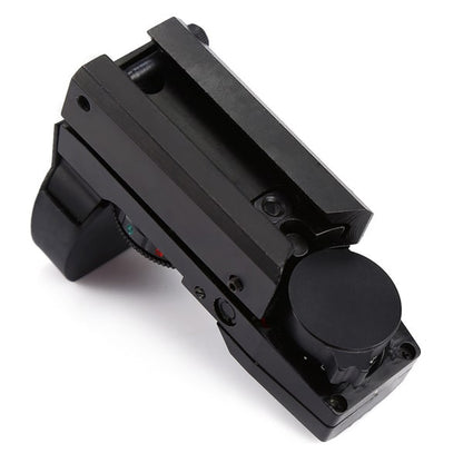 HD-101 reflex irányzék piros és zöld céltávcsővel, 4 üzemmód és állítható fényerő
