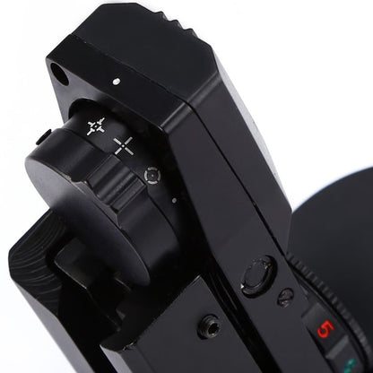 HD-101 reflex irányzék piros és zöld céltávcsővel, 4 üzemmód és állítható fényerő