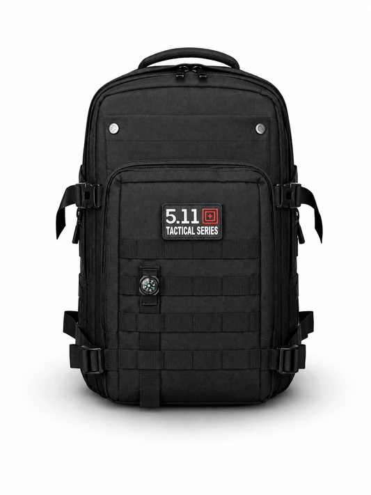 Black Airsoft 360 MOLLE taktikai hátizsák 45L