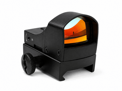 Black Airsoft Red Dot kétszeres fényerejű taktikai gyorscélzó lézeres irányzékkal