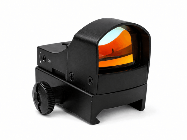 Black Airsoft Red Dot kétszeres fényerejű taktikai gyorscélzó lézeres irányzékkal