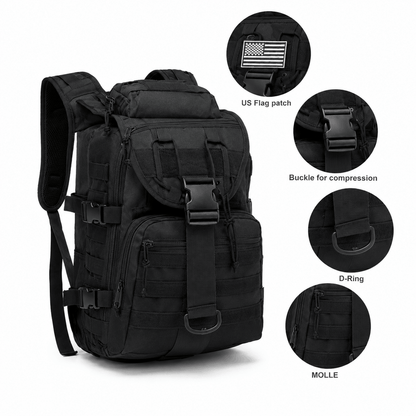 BlackAirsoft CROSS-X 35L taktikai hátizsák