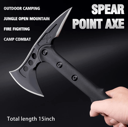 Taktikai kemping fejsze Spear Point Axe 15 Inch tokkal