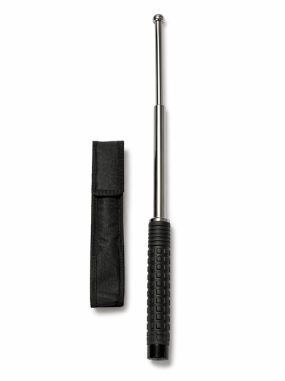 Black Airsoft TITAN teleszkópos acélbot 52 cm tokkal – Króm