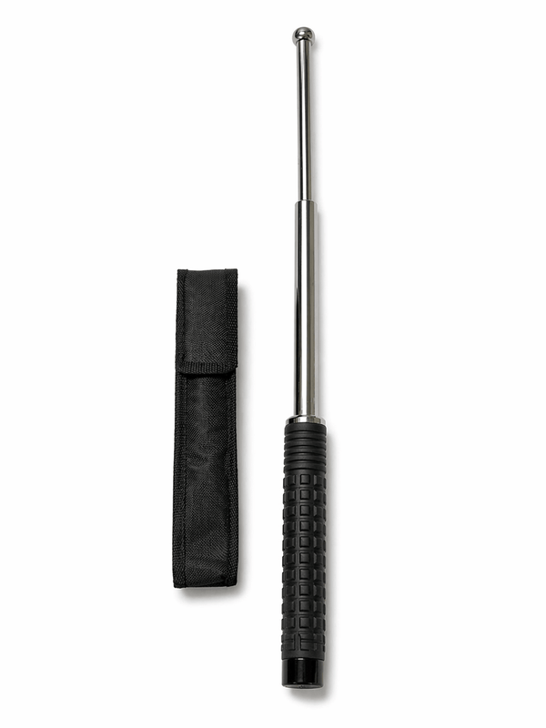Black Airsoft TITAN teleszkópos acélbot 52 cm tokkal – Króm