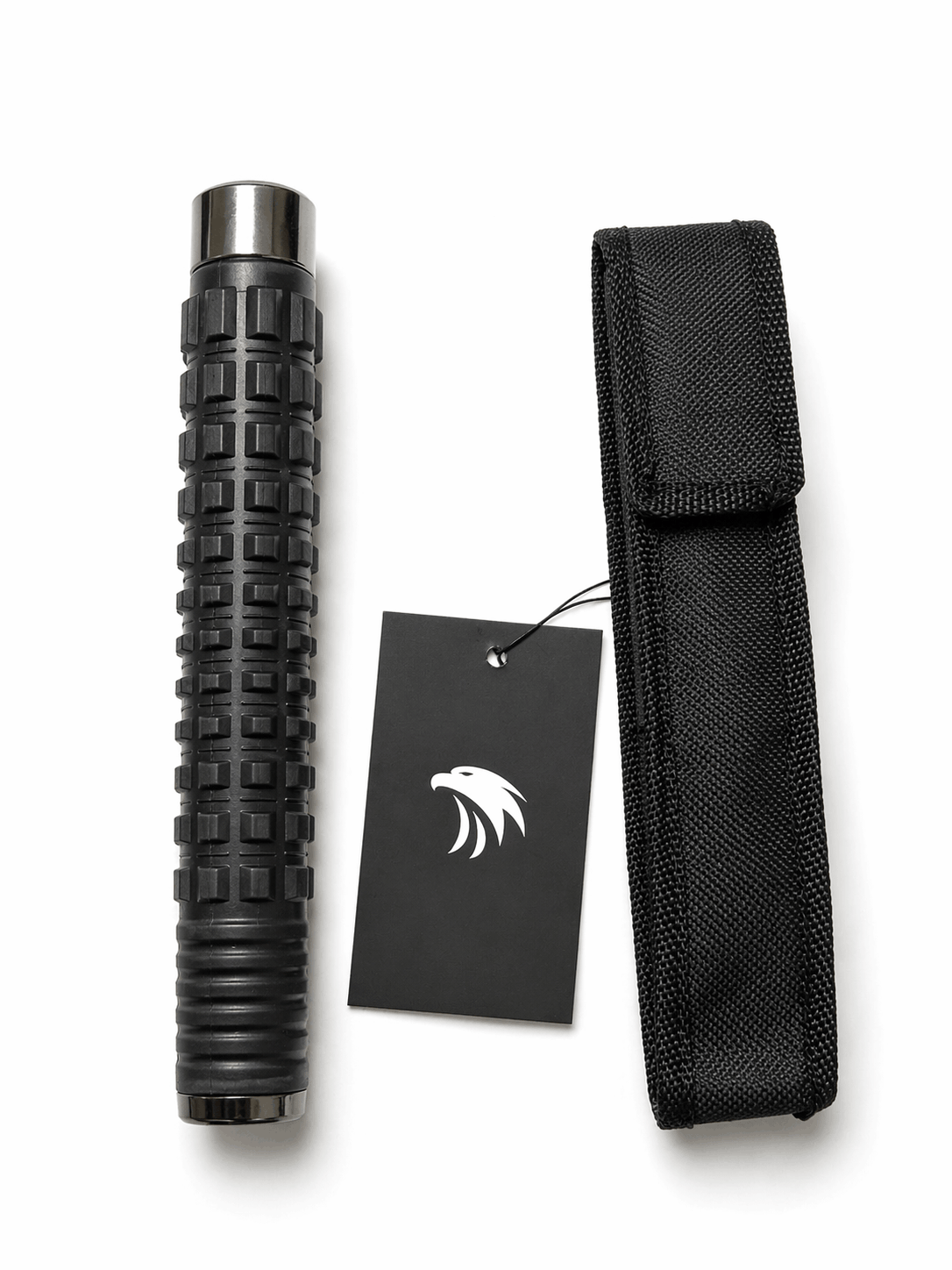 Black Airsoft TITAN teleszkópos acélbot 52 cm tokkal – Króm