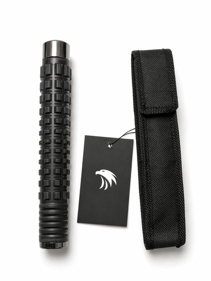 Black Airsoft TITAN teleszkópos acélbot 52 cm tokkal – Króm
