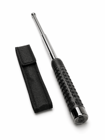 Black Airsoft TITAN teleszkópos acélbot 52 cm tokkal – Króm
