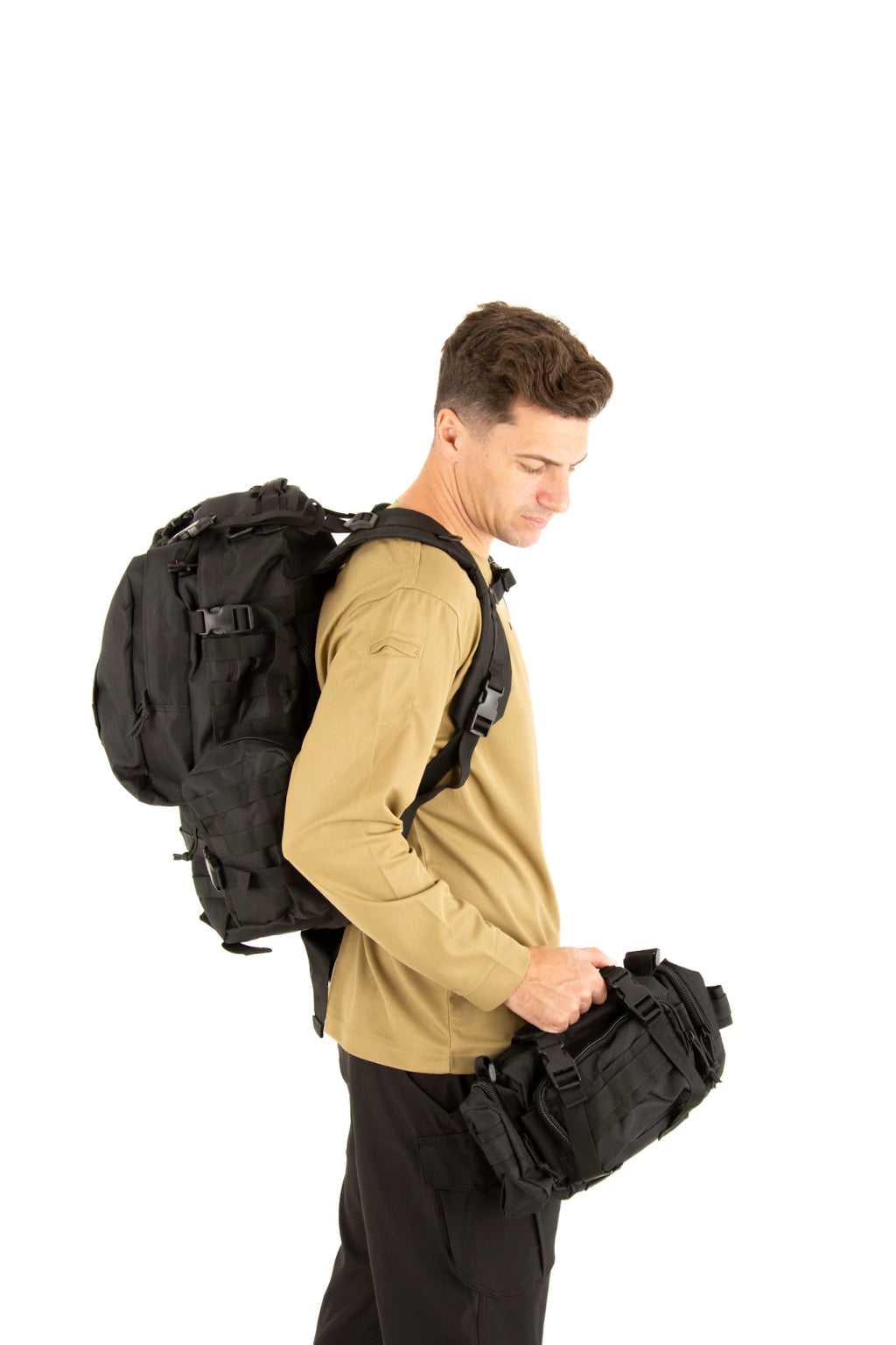 BlackAirsoft Traveler 50L taktikai hátizsák