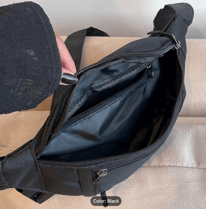 BlackAirsoft Dual Zip deréktáska/válltáska