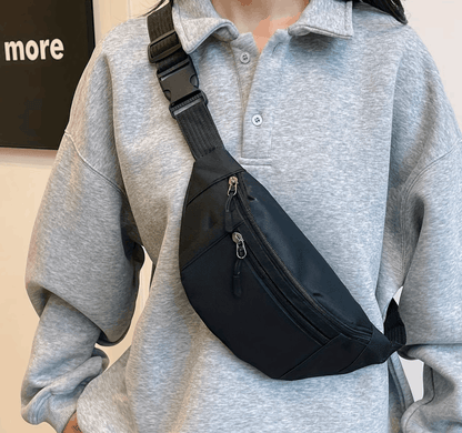 BlackAirsoft Dual Zip deréktáska/válltáska