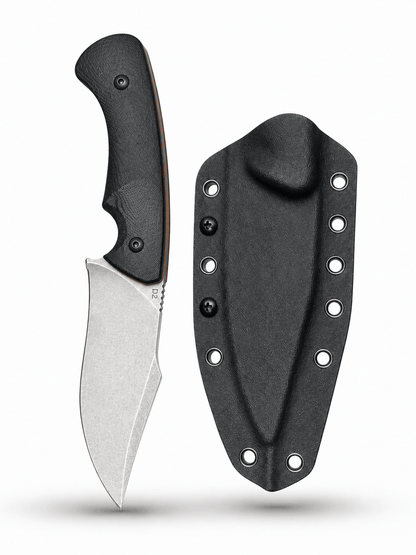 BlackAirsoft HUNTER D2 taktikai kés, KYDEX tokkal és G10 markolattal – 24 cm