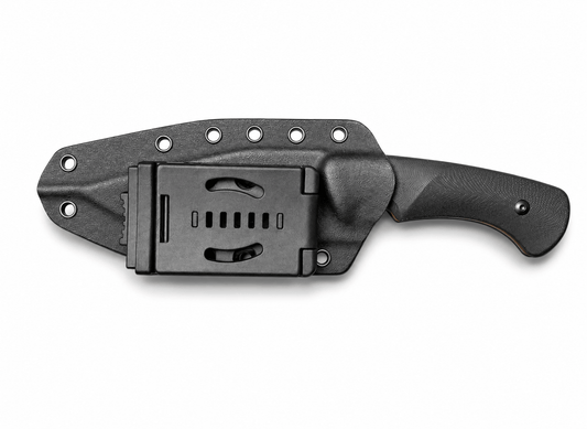 BlackAirsoft HUNTER D2 taktikai kés, KYDEX tokkal és G10 markolattal – 24 cm