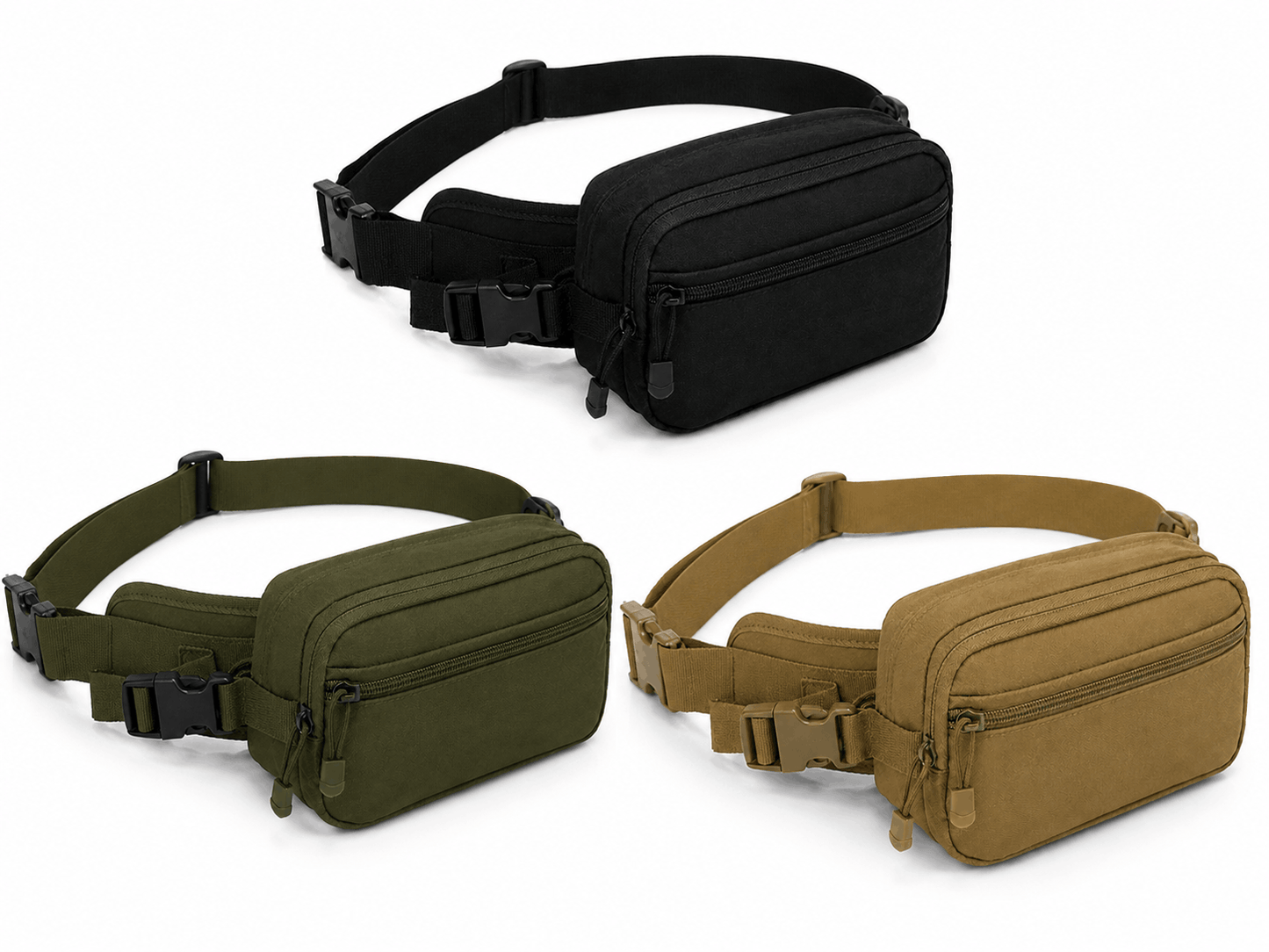 BlackAirsoft Surprise taktikai övtáska rejtett fegyverviselésre alkalmas rekesszel (CCW)