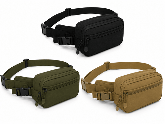 BlackAirsoft Surprise taktikai övtáska rejtett fegyverviselésre alkalmas rekesszel (CCW)