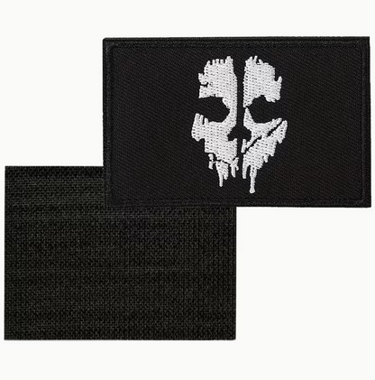 Call Of Duty Ghosts Logan Walker tapasz, tépőzáras – taktikai koponyás patch
