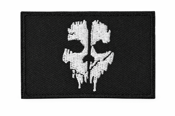 Call Of Duty Ghosts Logan Walker tapasz, tépőzáras – taktikai koponyás patch