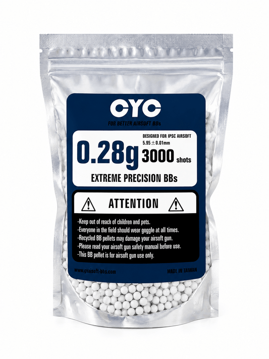 Airsoft golyók CYC 0.28g Precision BBs 3000 darab