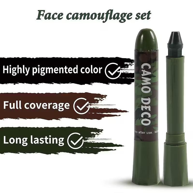 Álcázó arckrém – 3 stift a taktikai álcázáshoz