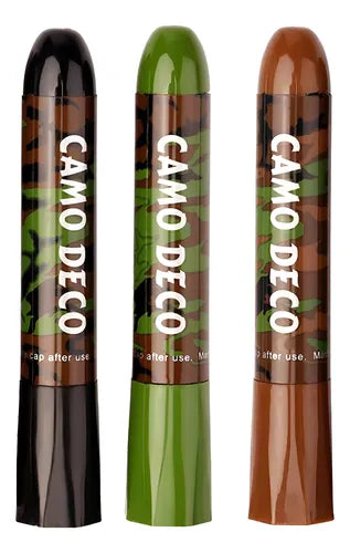 Álcázó arckrém – 3 stift a taktikai álcázáshoz