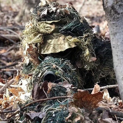 Ghillie típusú álcázóborítás fegyverhez