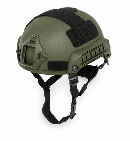 Airsoft MICH High-Cut sisak NVG rögzítővel és sínekkel