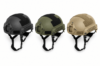 Airsoft MICH High-Cut sisak NVG rögzítővel és sínekkel
