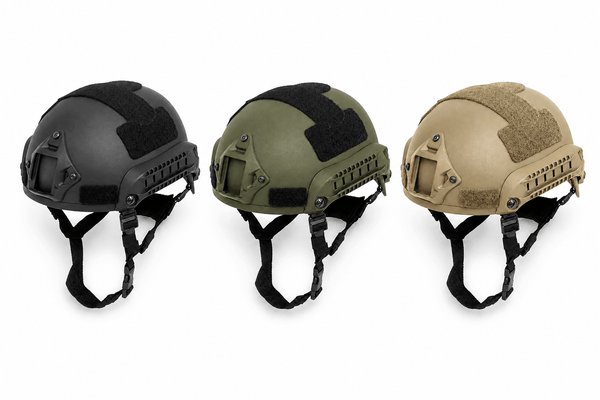Airsoft MICH High-Cut sisak NVG rögzítővel és sínekkel