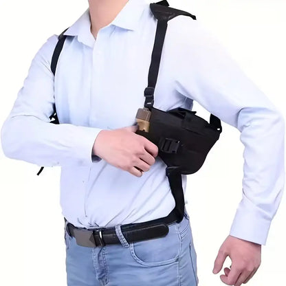 Fegyvertok, hónaljtok, rejtett viselésű, fekete