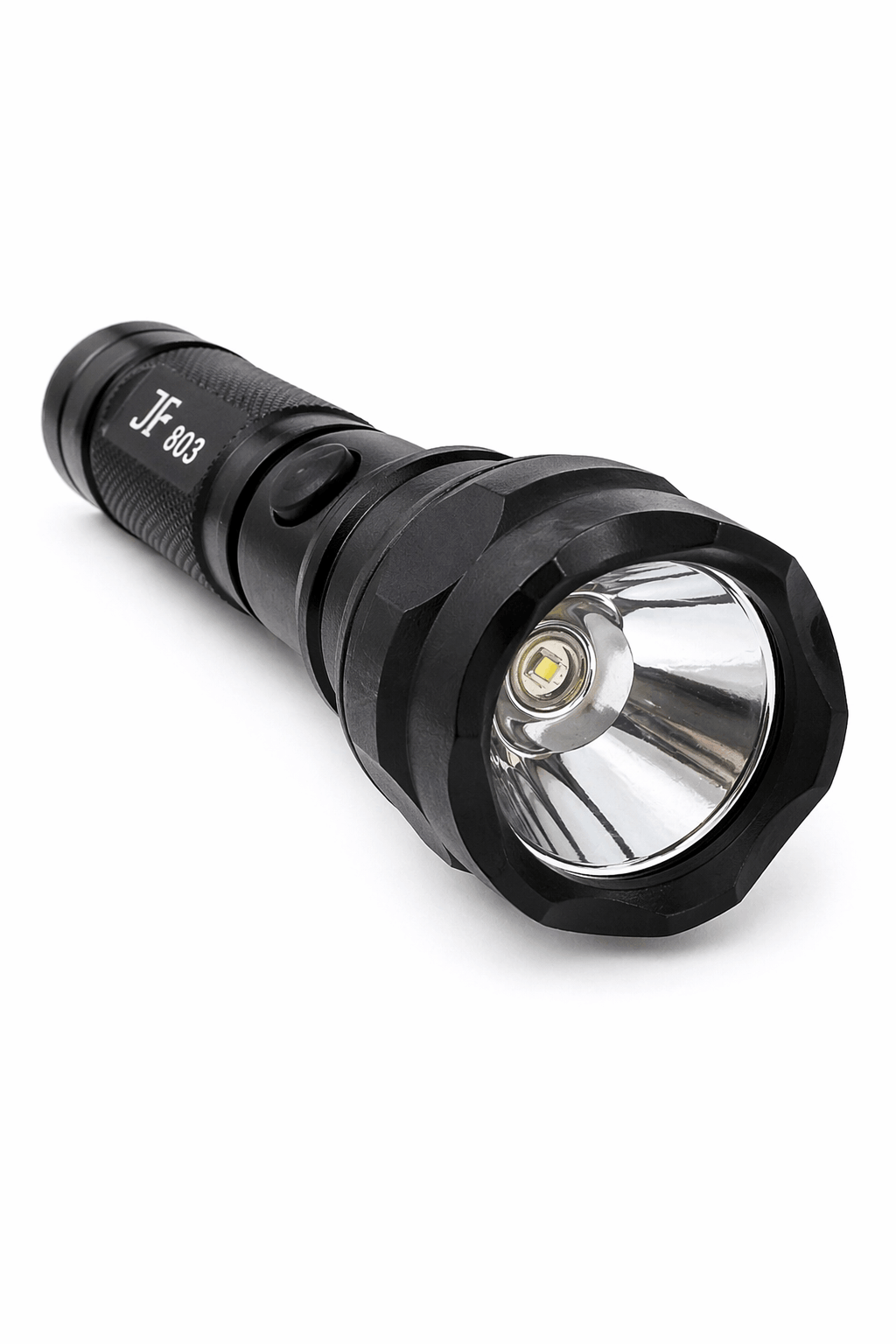 Black Airsoft 903 12V LED zseblámpa töltővel és akkumulátorral
