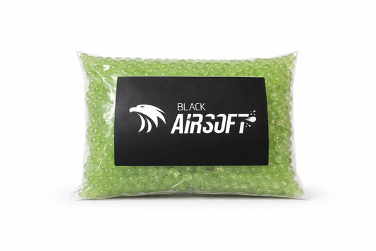 Fluoreszkáló tracer Airsoft BB, 0,12 g, 6 mm – 2000 db, zöld Glow BB