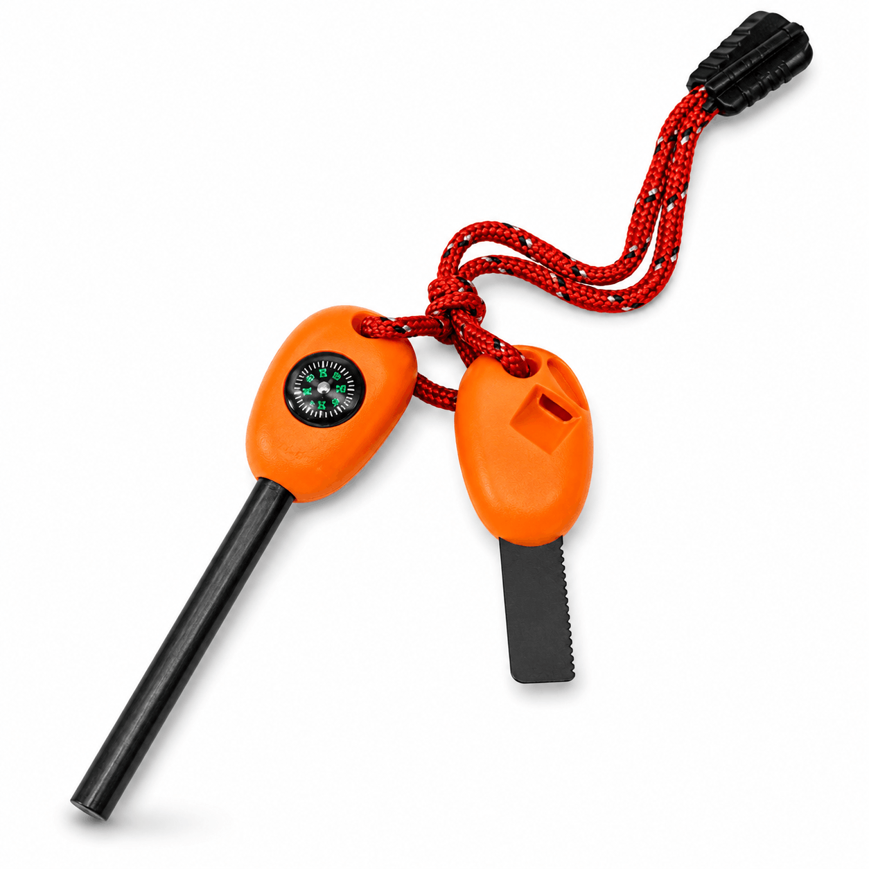 Magnézium tűzgyújtó iránytűvel és síppal | Fire Starter túléléshez