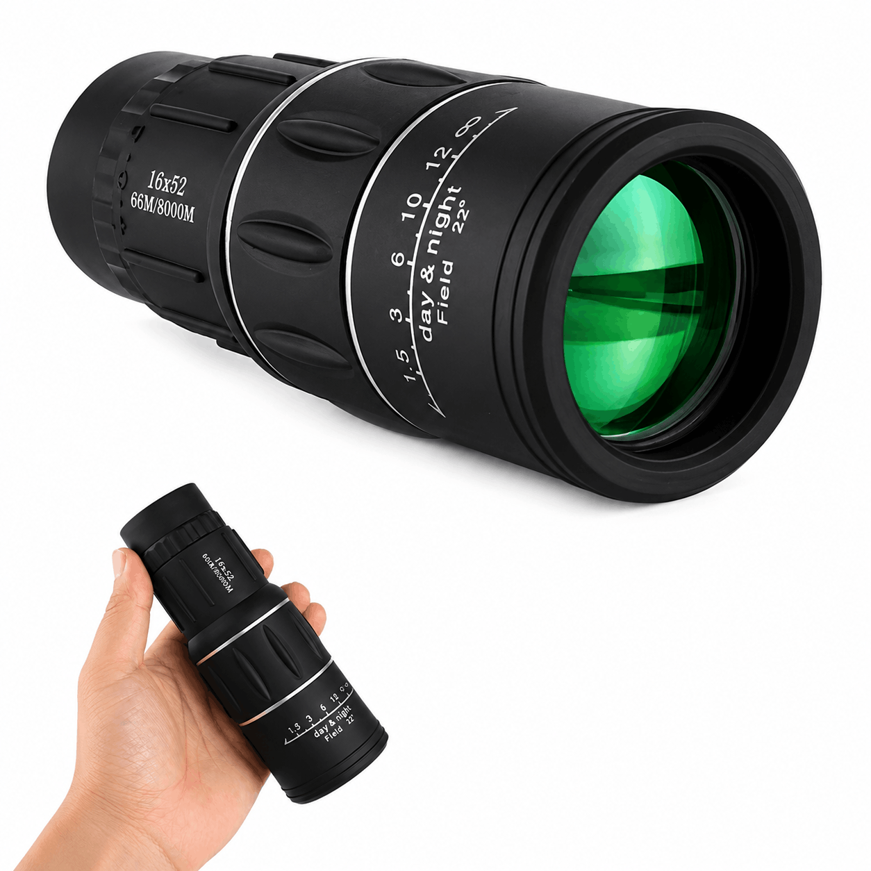 Monokulár 16x52 nappali és éjszakai látás Day & Night