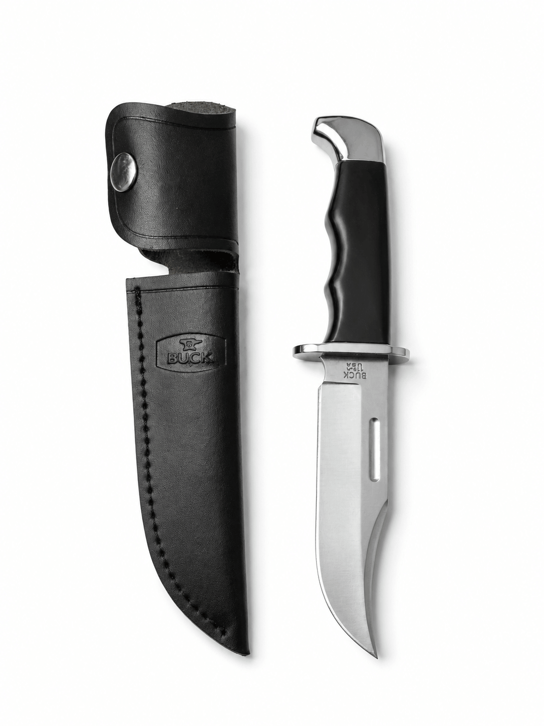 BUCK 119 outdoor kés bőr tokkal