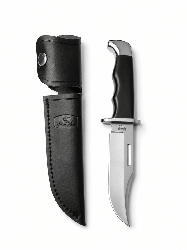BUCK 119 outdoor kés bőr tokkal