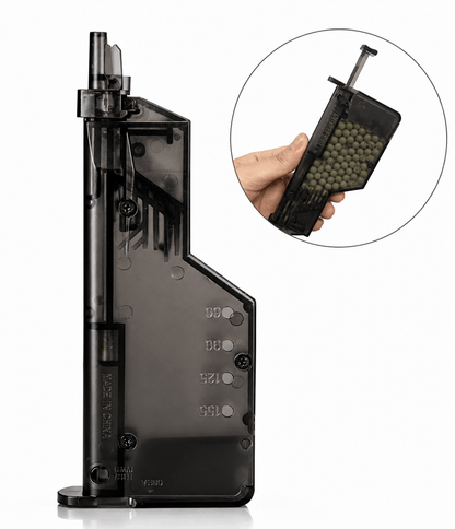 Airsoft tár gyorstöltő – 220 BB töltéshez