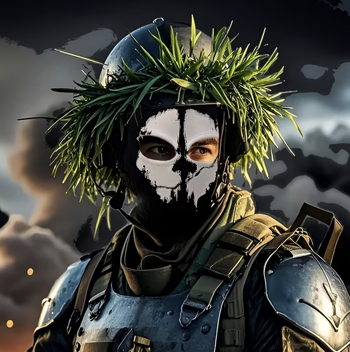 Taktikai balaclava, Call Of Duty Ghosts maszk - Logan Walker