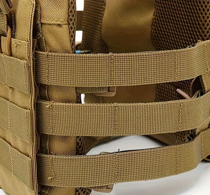 Plate Carrier taktikai mellény, MOLLE rendszer, állítható