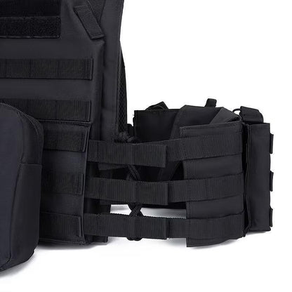 Taktikai mellény Plate Carrier, MOLLE rendszer, modulokkal - állítható