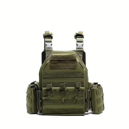 Taktikai mellény Plate Carrier, MOLLE rendszer, modulokkal - állítható