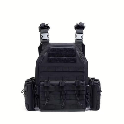 Taktikai mellény Plate Carrier, MOLLE rendszer, modulokkal - állítható