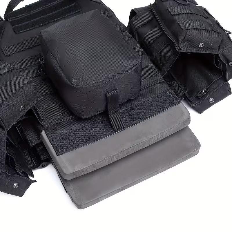 Taktikai mellény Plate Carrier, MOLLE rendszer, modulokkal - állítható