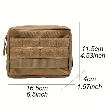 Taktikai tasak, táska, vízszintes, MOLLE rendszer
